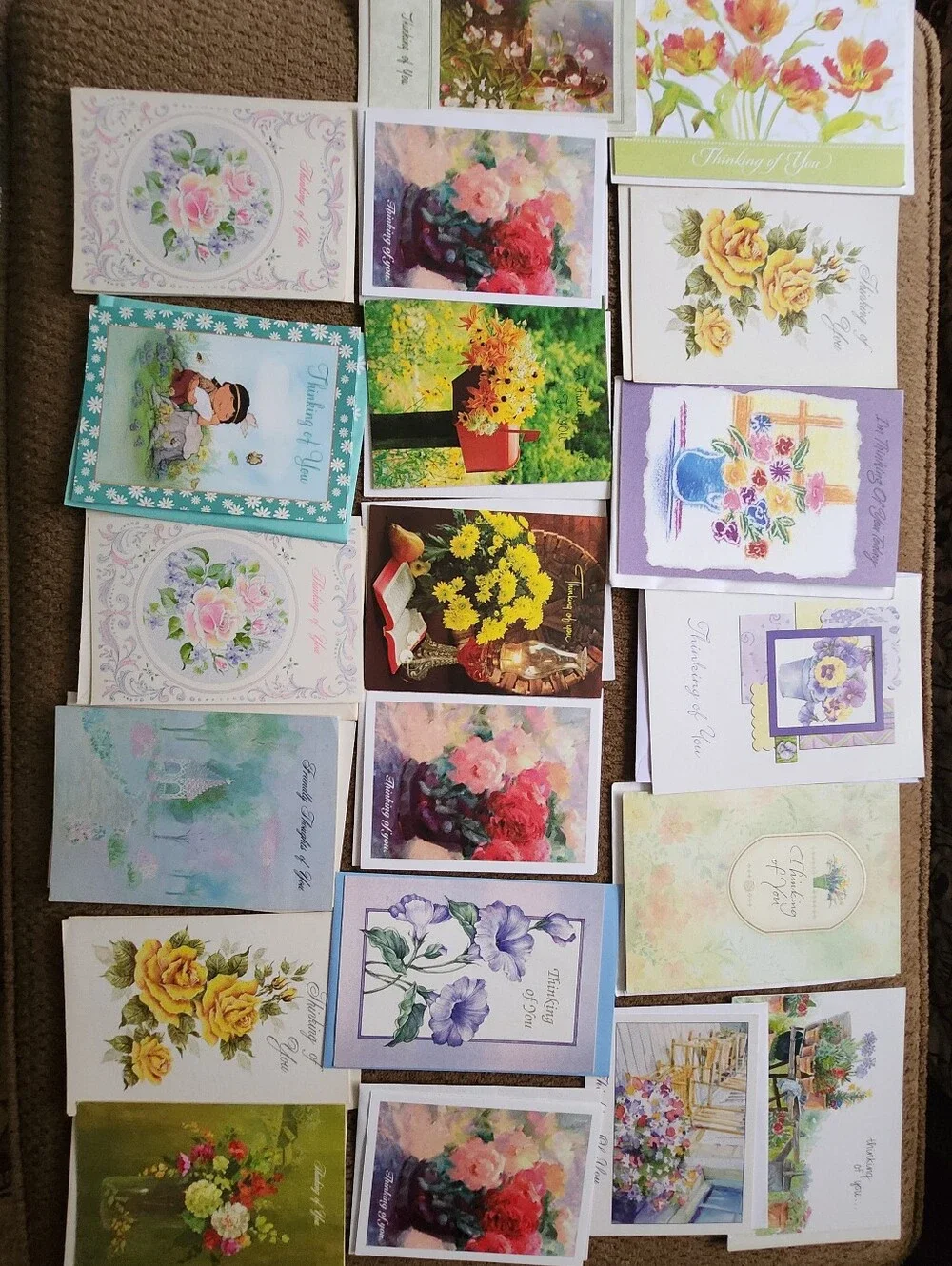 ThinkingOfYou Cards with Envelopes Lot Of 20